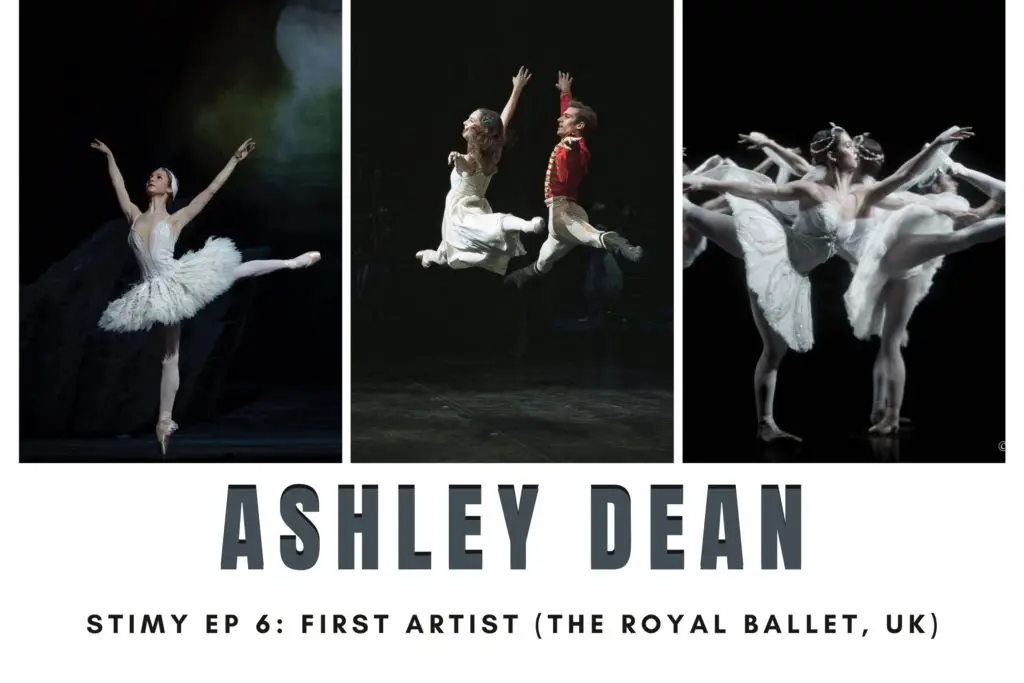 Episode page header - Ashley Dean First Artist The Royal Ballet company in London UK