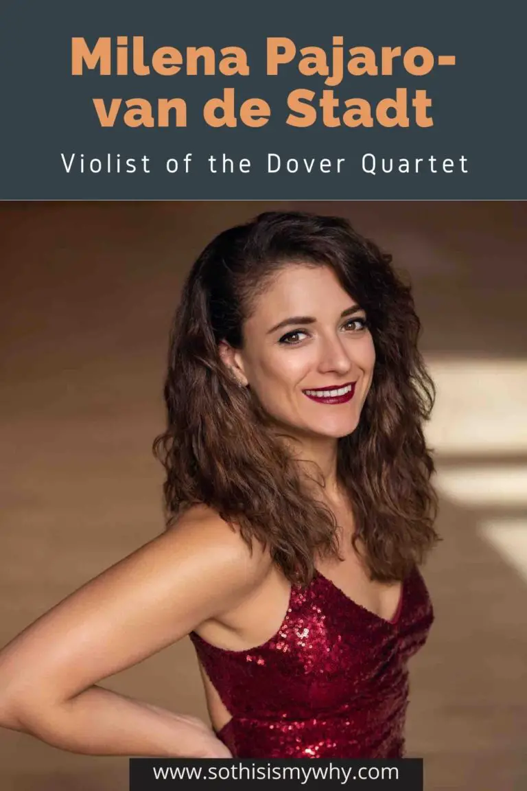 Milena Pajaro-van de Stadt, violist of the Dover Quartet