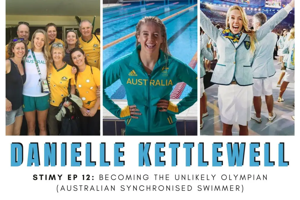 Episode page header - Danielle Kettlewell - Australian Olympian synchronised swimmer - artistic swimming - Rio Olympics 2016