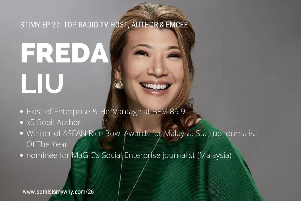 Freda Liu - BFM 89.9 Malaysian radio television business presenter of Enterprise & HerVantage, book author, emcee & moderator