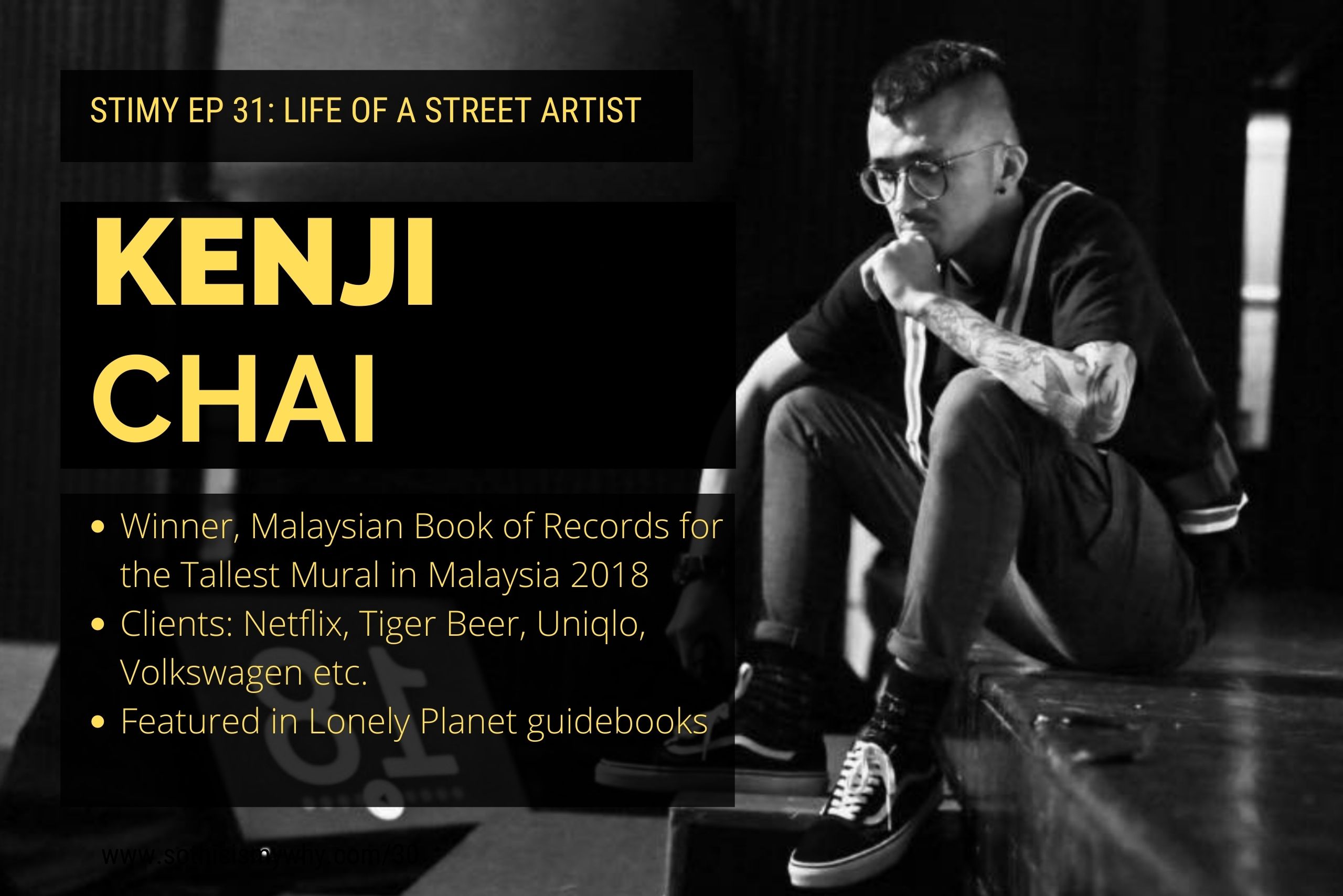 Kenji Chai Vui Yung - Malaysian graffiti artist, mural artist ("Chaigo" dog alter ego)