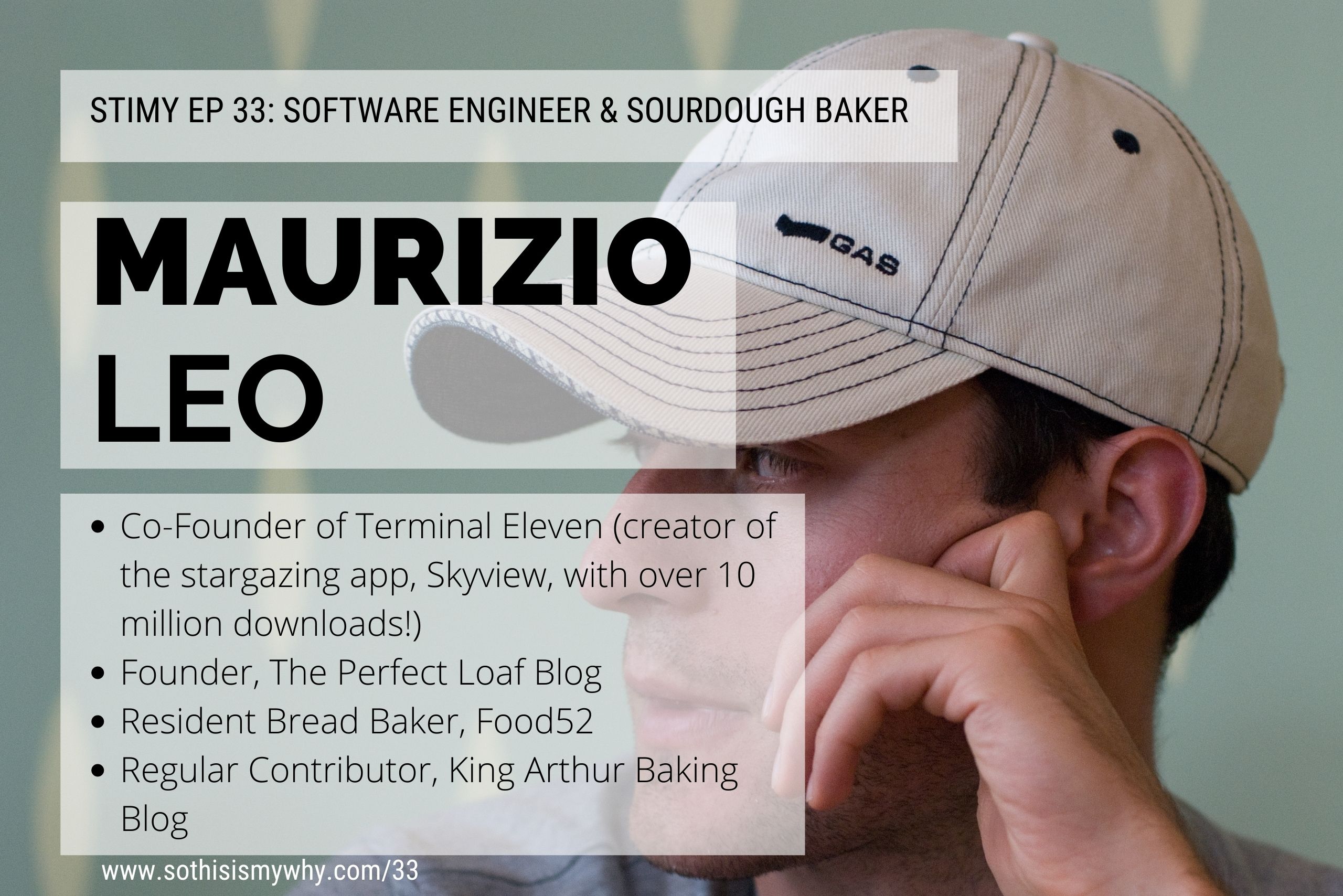 Maurizio Leo - Founder, The Perfect Loaf; Terminal Eleven Skyview mobile app software developer and engineer