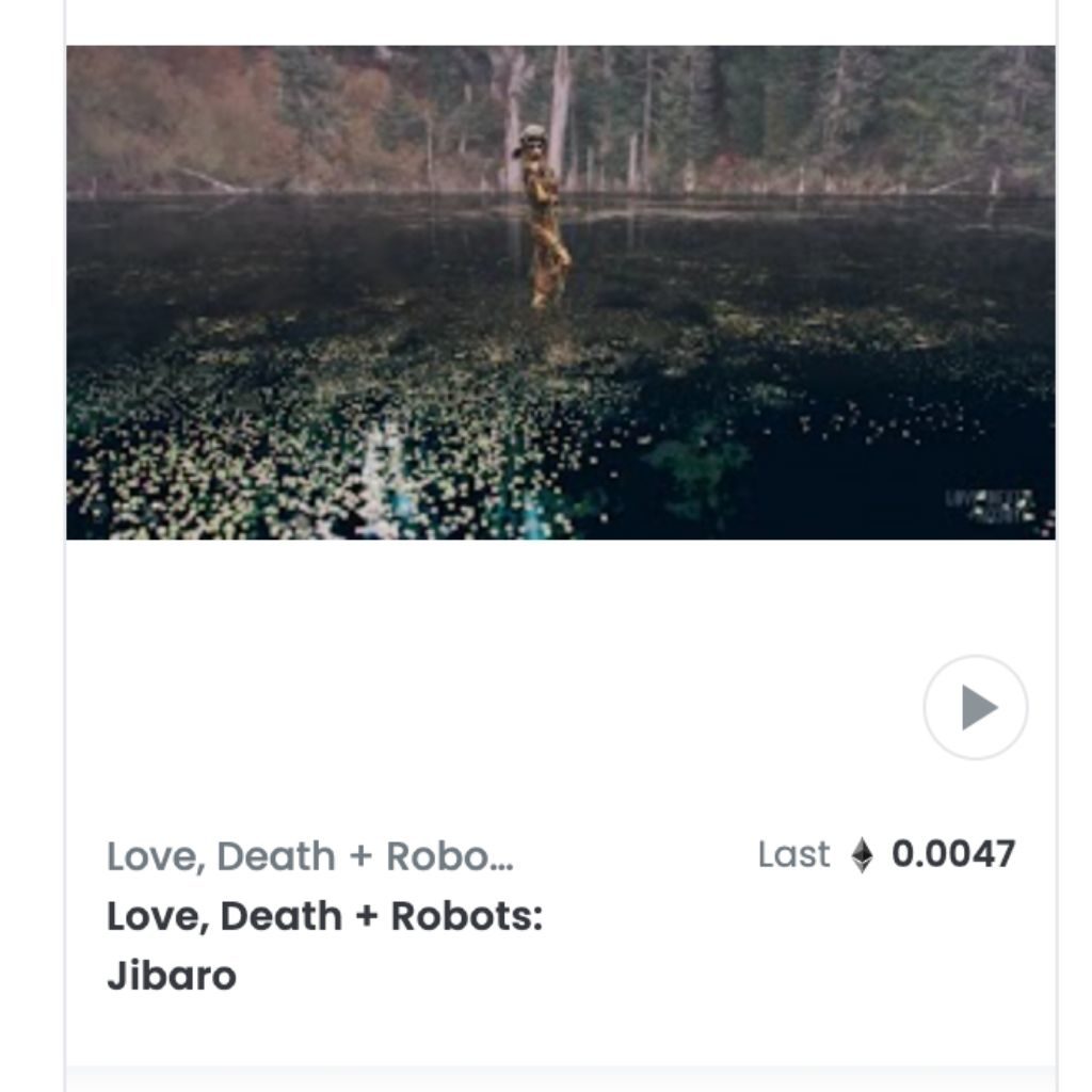 Love, Death + Robots - Netflix NFT Digital Scavenger Hunt - Jibaru QR Code