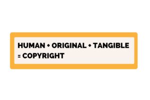 copyright element originality tangibility human