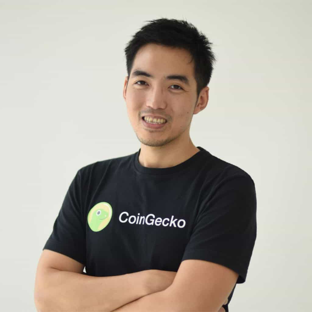TM Lee - co-founder at CoinGecko, a website that provides a fundamental analysis of the crypto market since 2014. In addition to tracking price, volume and market capitalization, CoinGecko tracks community growth, open-source code development, major events and on-chain metrics.