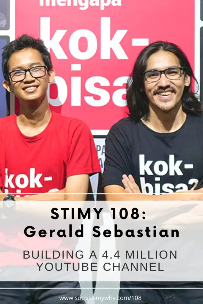 Gerald Sebastian, co-founder of Kok Bisa - Youtube channel with 4.4 million subscribers