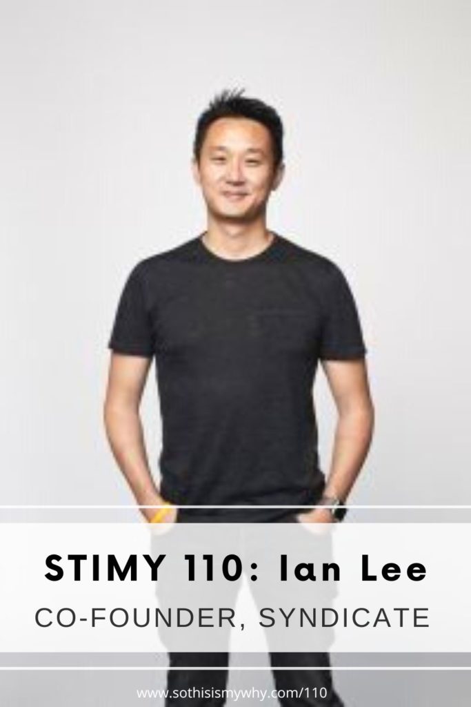 Ian Lee, co-founder Syndicate DAO, decentralised investment and social networking platform; former Head of Crypto and Blockchain at Citi, former founding member and Managing Partner at IDEO Colab
