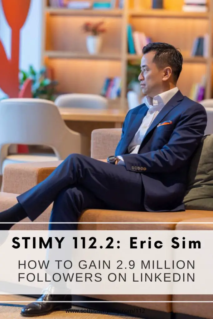 Eric Sim Managing Director UBS Investment Banker, son of Singapore prawn noodle shop