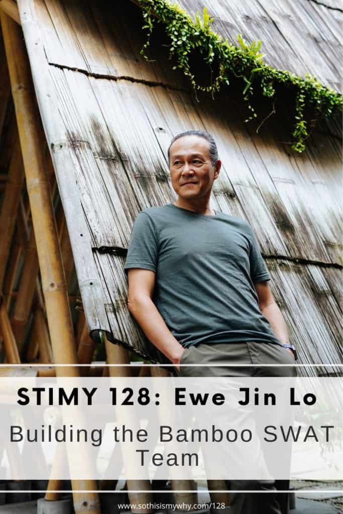 Ewe Jin Low - Founder, TENTEN Design KAMSIA Green School, Building Bamboo buildings; Lead Architect at IBUKU Bali So This Is My Why