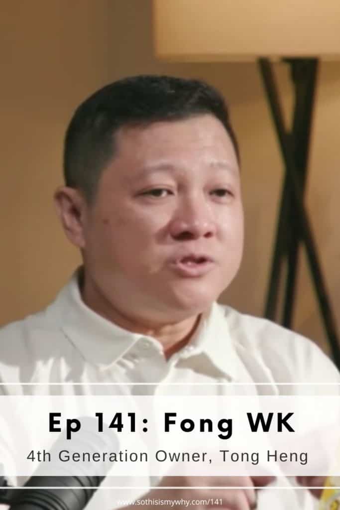 Fong Wai Kheng, fourth generation owner of Tong Heng - Singapore's top confectionary that's 100 years old and sells its famous diamond shaped egg tarts